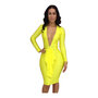 Gele-nauwsluitende-jurk